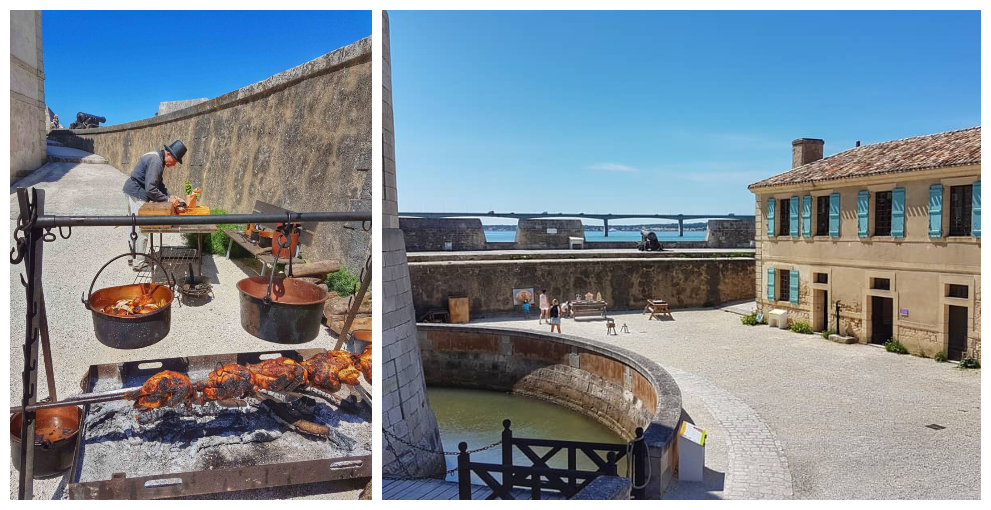Repas historique à Fort Louvois, entre Marennes et l'île d'Oléron