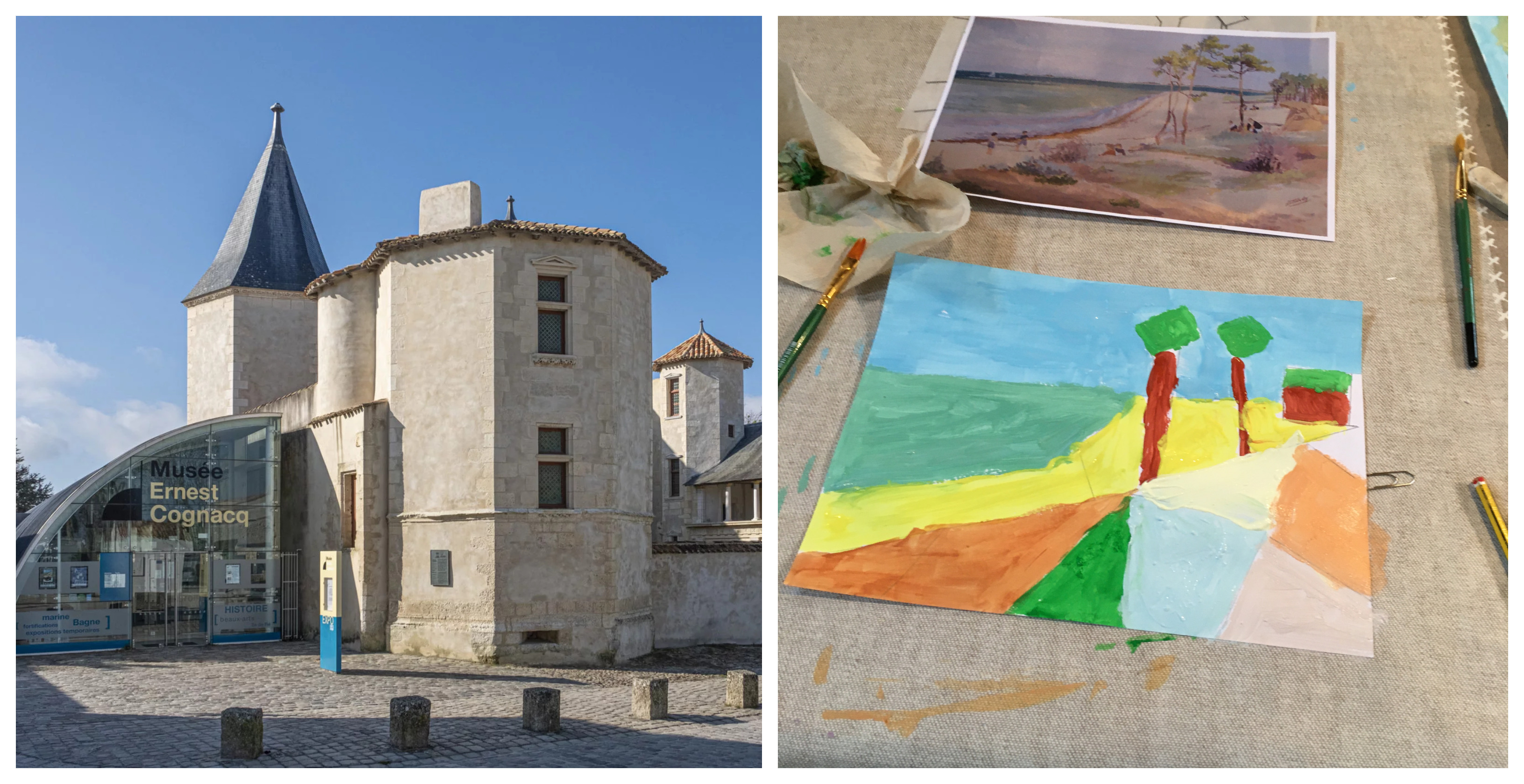 Atelier créatif enfant 4-7 ans au Musée Ernest Cognacq, île de Ré