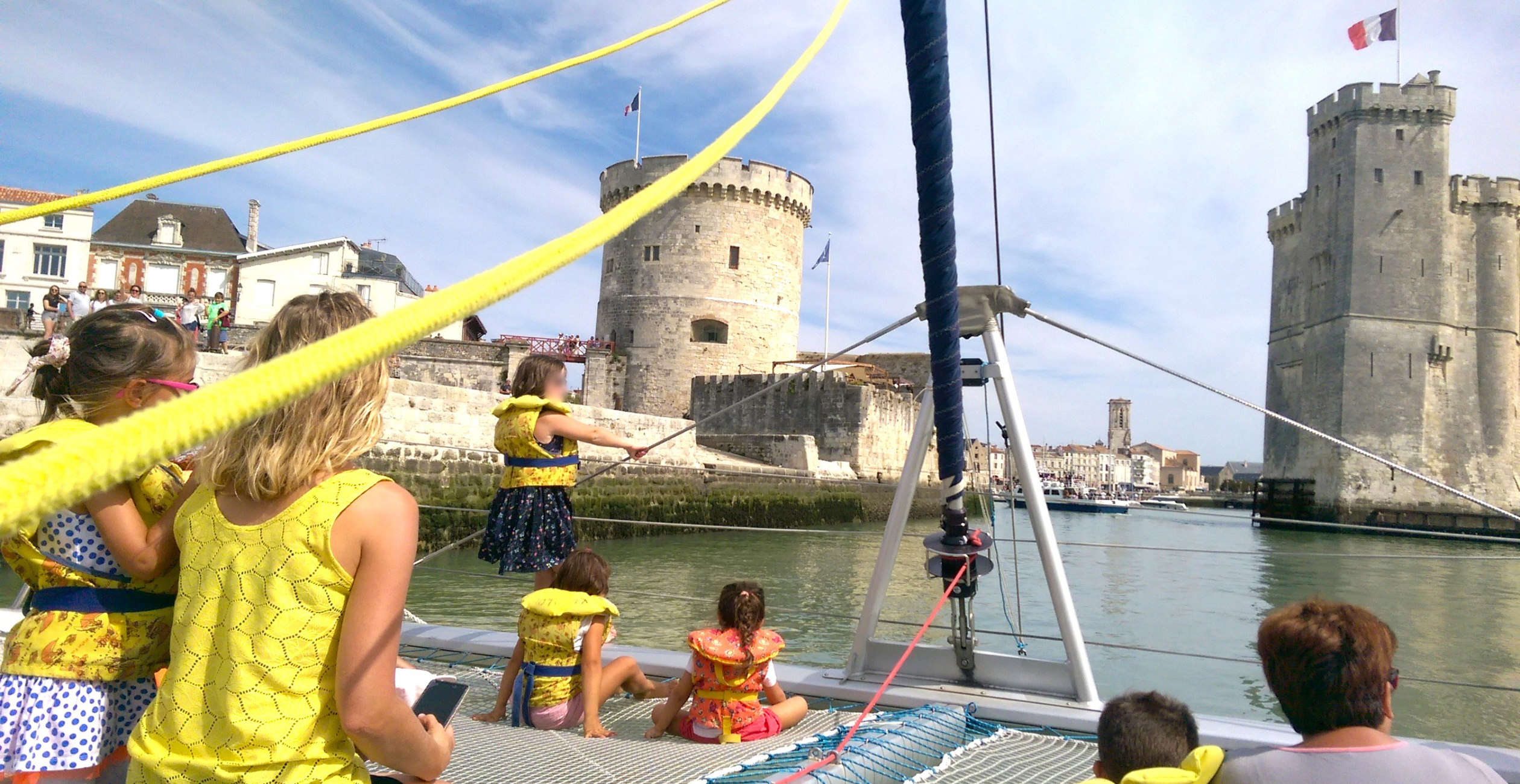 Croisière "matinée découverte" à bord d'un catamaran Kapalouest, au large de La Rochelle