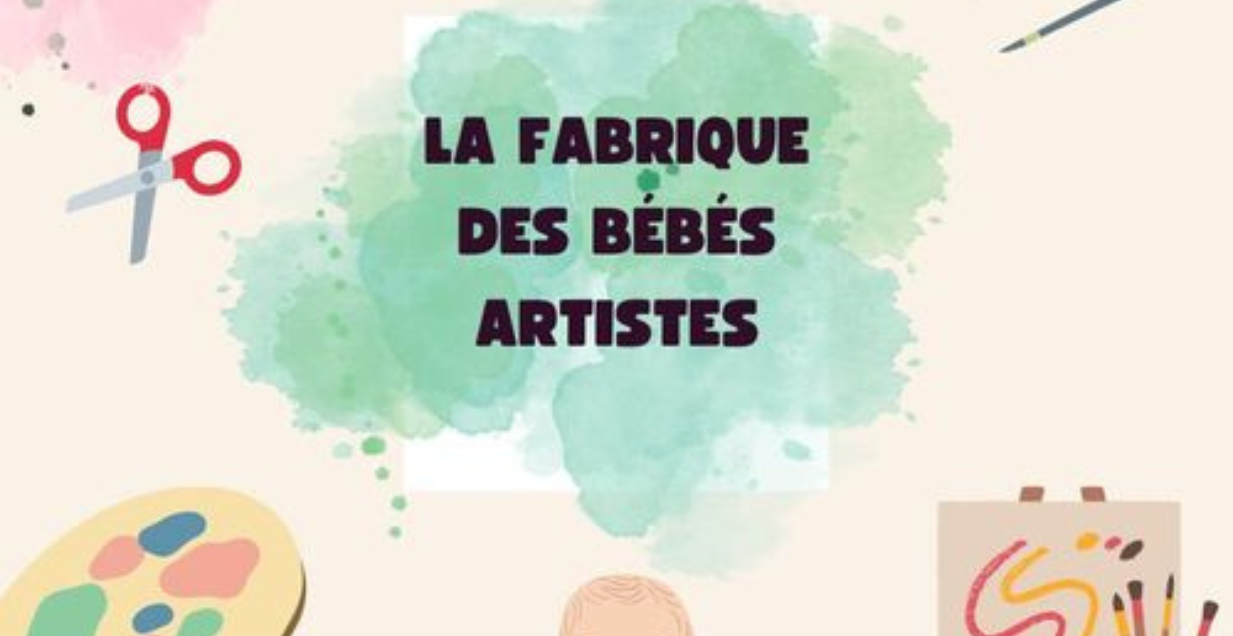"La fabrique des bébés artistes", un atelier pour les tout-petits à Saintes