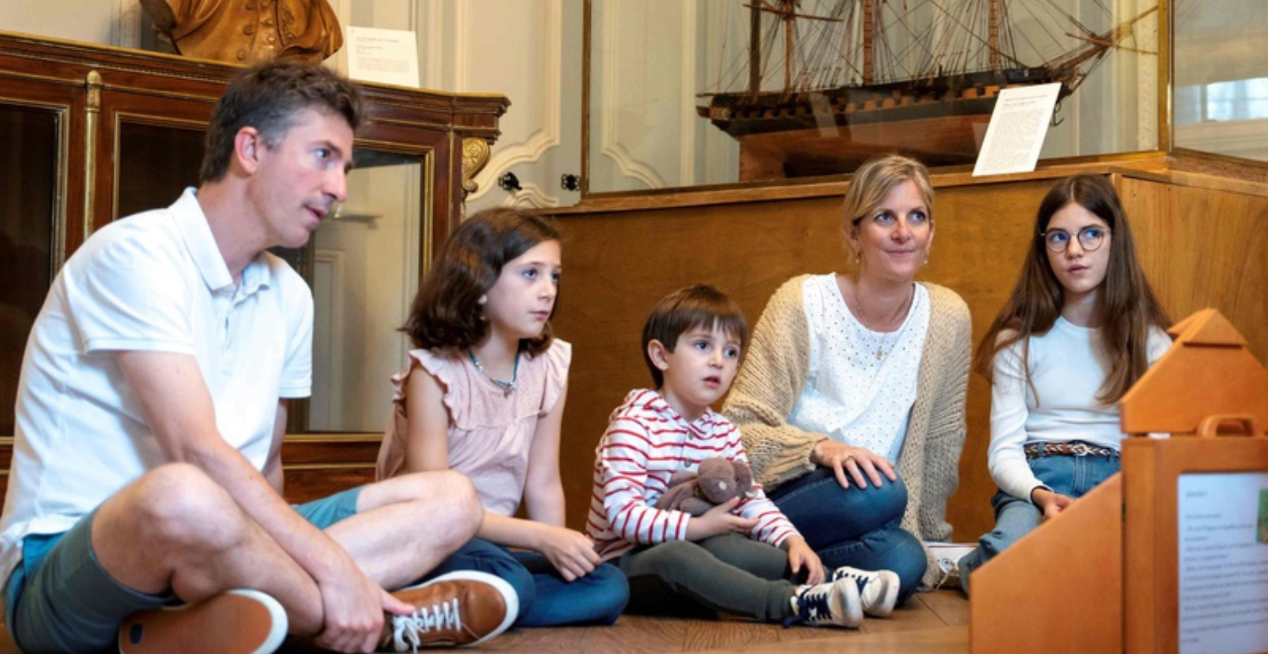 Visite contée avec les 3-6 ans au musée national de la Marine de Rochefort