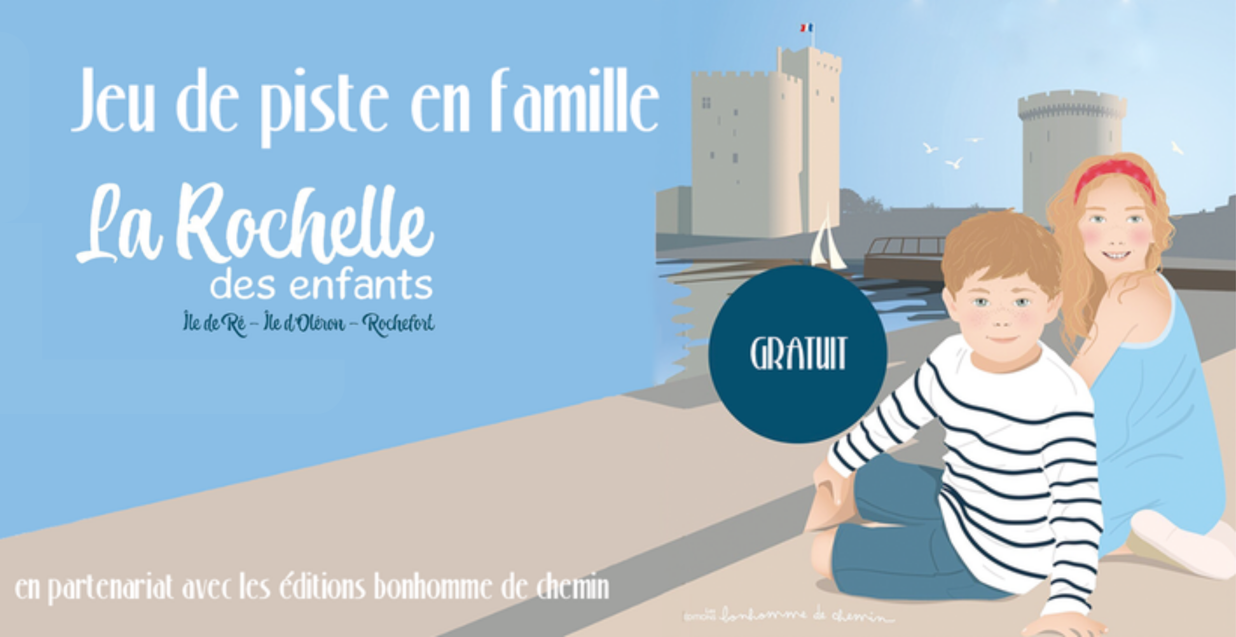 Jeu de piste en famille dans les rues de La Rochelle, avec la librairie Gréfine