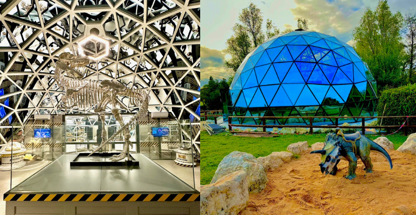 Découvrez le dôme et l'expo dinosaures de Planet Exotica pendant ces vacances à Royan