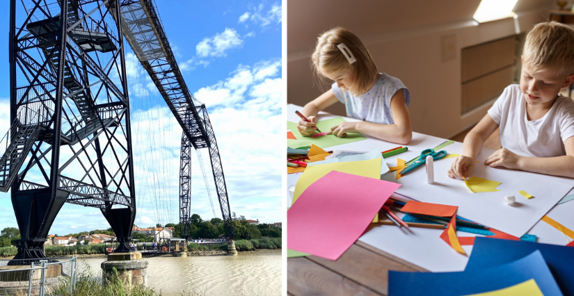 Atelier créatif de l'été au Pont Transbordeur à Rochefort