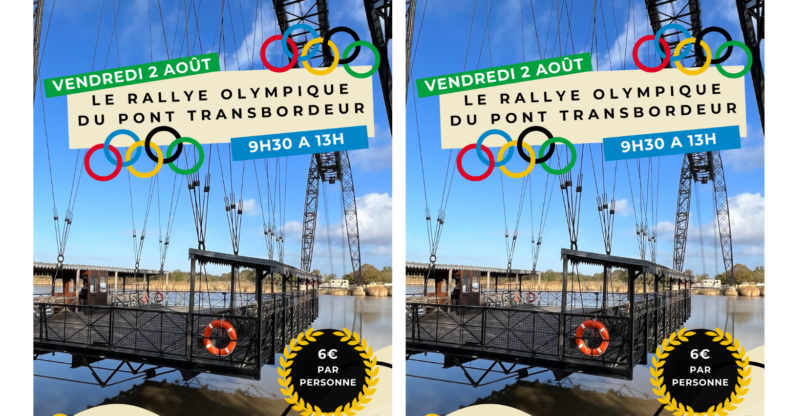 Participez au Rallye Olympique du Pont Transbordeur, à Rochefort !